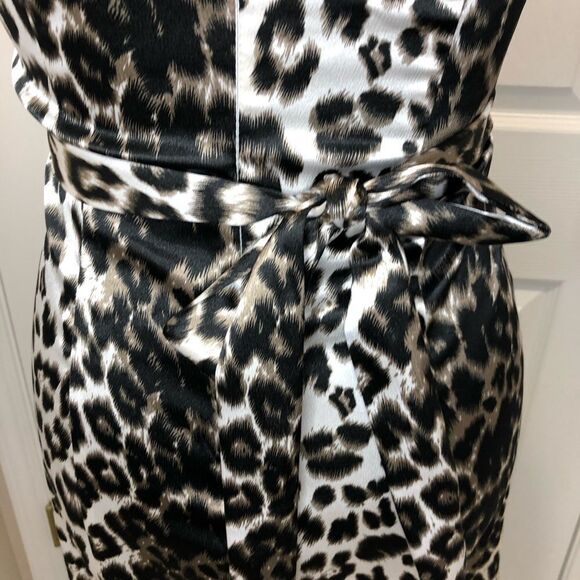 Tweeze Me strapless animal print dress w/ pockets - Picture 8 of 16